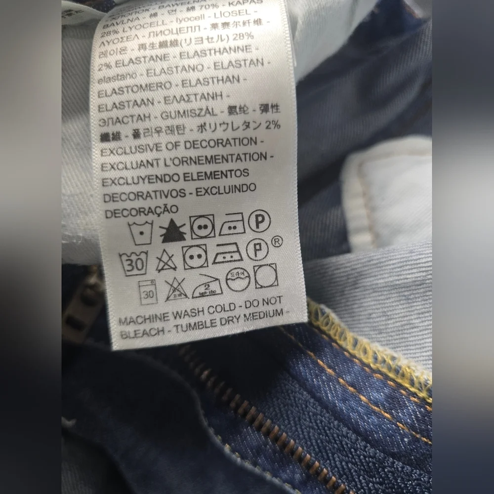 Levis 511 Slim-Fit Deconstructed Jeans SZ. 42x32